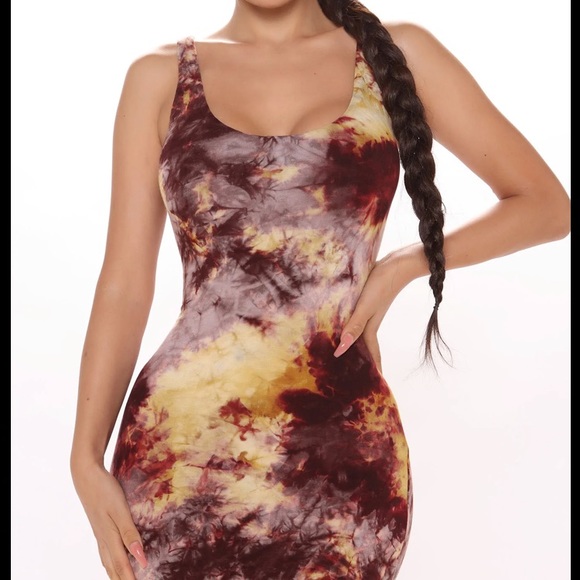 Fashion Nova Tye Dye Dress - Picture 4 of 5